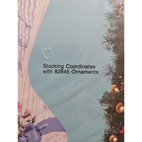 Bucilla Christmas Gabriella Angel 18" Stocking Counted Cross Stitch Kit 82828 - Picture 6 of 6